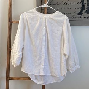 Madewell 3/4 sleeve Top